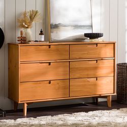 New Mid Century Modern Solid Wood Dresser