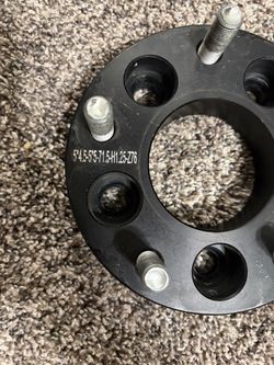 1 inch wheel spacers 5x4.5 - 70.5mm - 1/2”x20