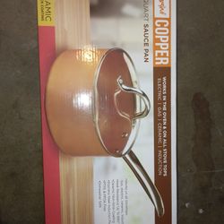 Parini Copper 3 Quart Sauce Pan