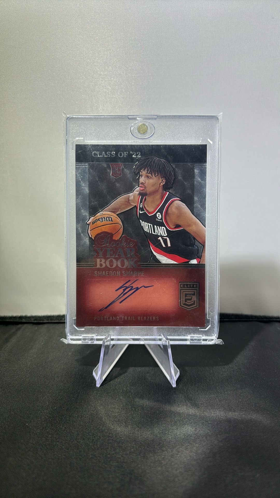 2023 Shaedon Sharpe Rookie Auto Yearbook