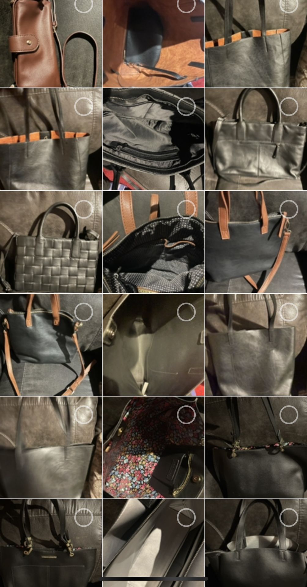Authentic designer bags .. None over $80 all are like new