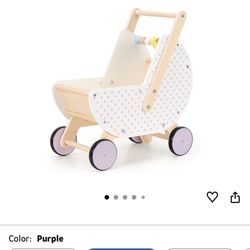 Wooden Baby Walker & Doll Stroller