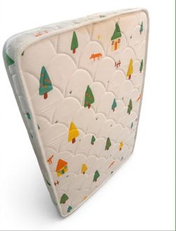 Crib Mattress - Forest Pattern - Like New