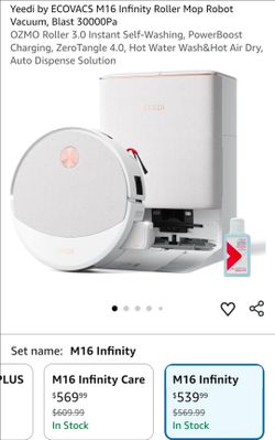 Yeedi by ECOVACS M16 Infinity Robot Vacuum Mop