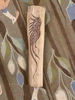 Carved Wood Wallpiece