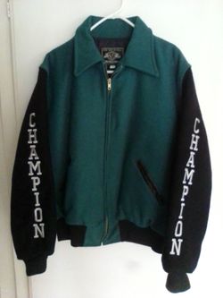 4. LEATHER/SUEDE VARSITY JACKETS