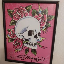 Ed Hardy Framed Art