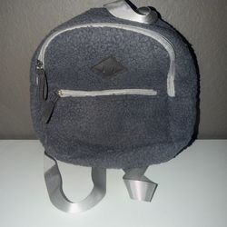 Grey Mini Backpack