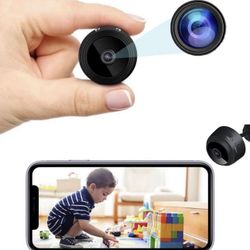 Mini Spy Camera Wireless WiFi Hidden Camera 1080P Full Hidden Cameras with Night Vision and Motion Detection Security Nanny Camera for Outdoor Home Of