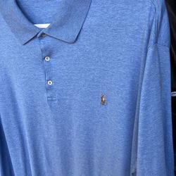 $25- Men's New Ralph Lauren Polo Soft Cotton Shirt/ Check Out Our Page For Other Sizes