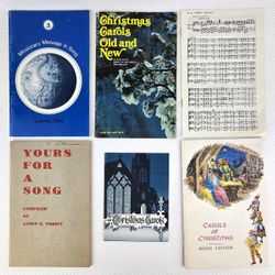 Vintage Christmas Carol Song Books 1(contact info removed) Sheet Music