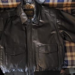 A-2 flyers leather Bomber / jacket