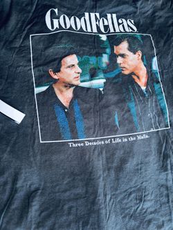 Goodfellas Three Decades Life In Mafia Double Sided Stitched T-Shirt Men’s X Large