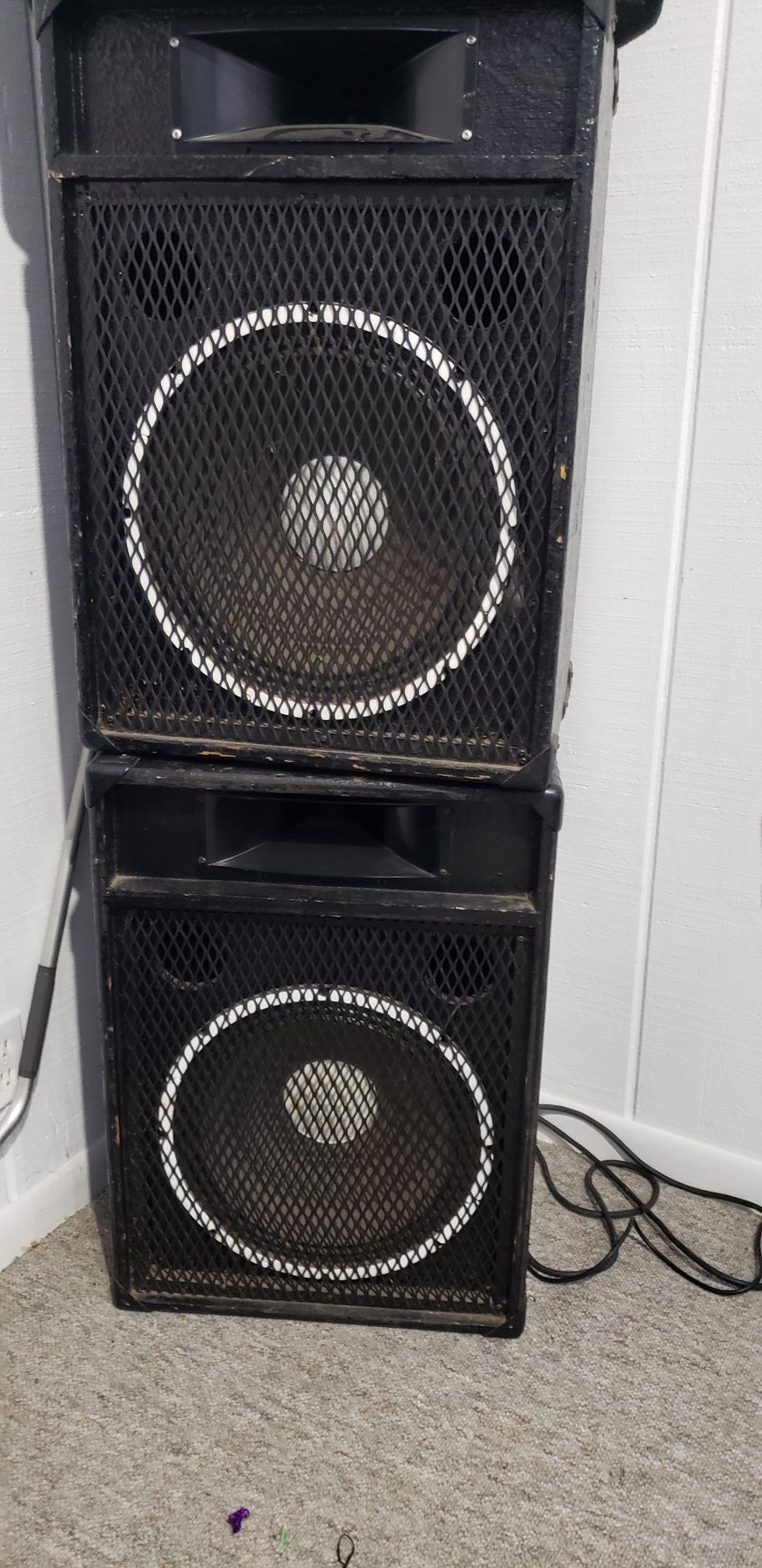 Two speakers set 15"