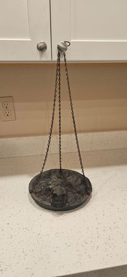 Hanging Bird Bath with Chain