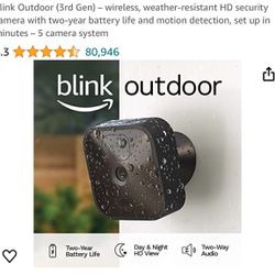 Blink Outdoor Cameras—Set Of 5