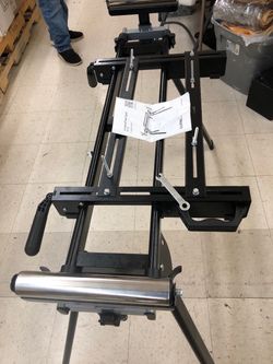 NEW GARVEE 440LBs PORTABLE MITER SAW STAND ADJUSTABLE 76”