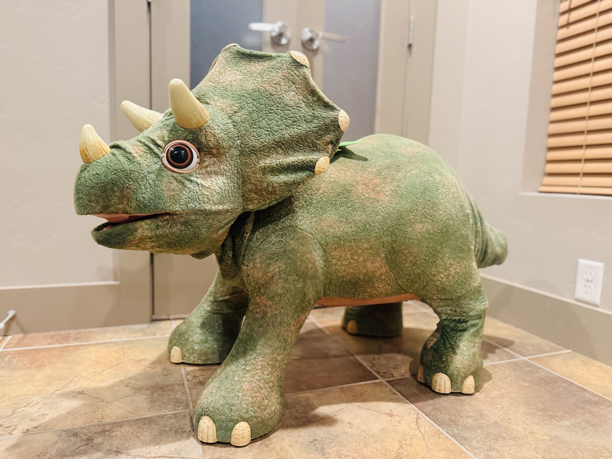 Playskool Kota The Triceratops Life Size Baby Dinosaur