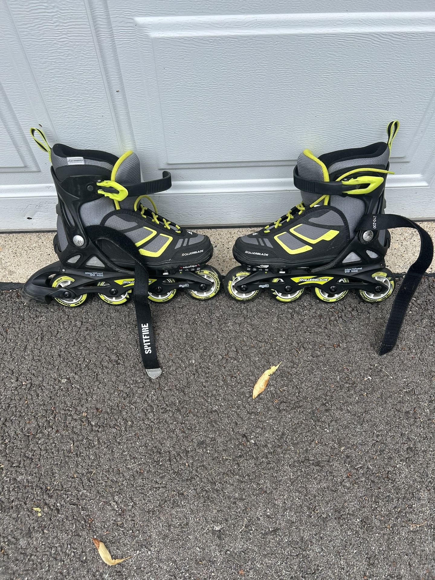 Spitfire XT Rollerblades (adjustable Size 2-5)