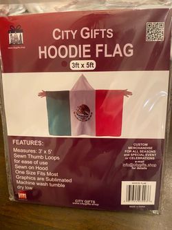 Mexico hoodie flag NEW