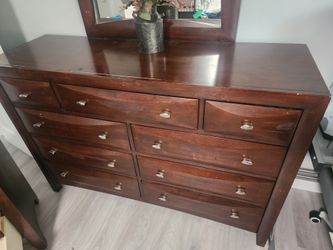 FREE DRESSER, TWO NIGHT STANDS AND TV STAND
