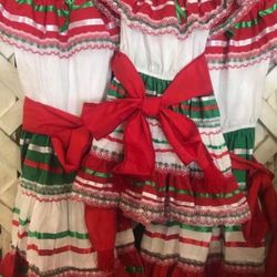 Variety of Mexican Dresses, Girls - Vestidos Méxicanos, Niñas