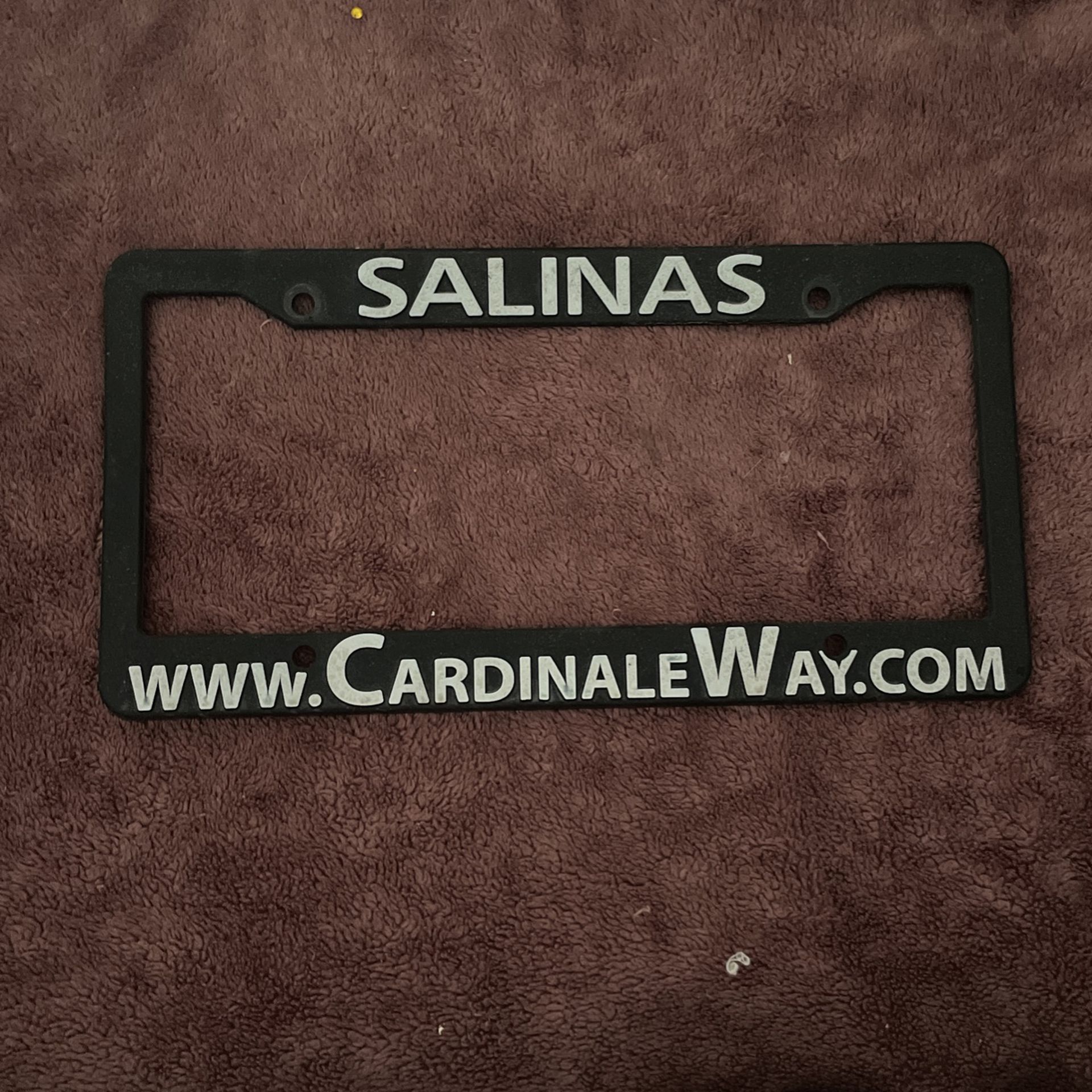 Salinas Mazda license Plate Frame 