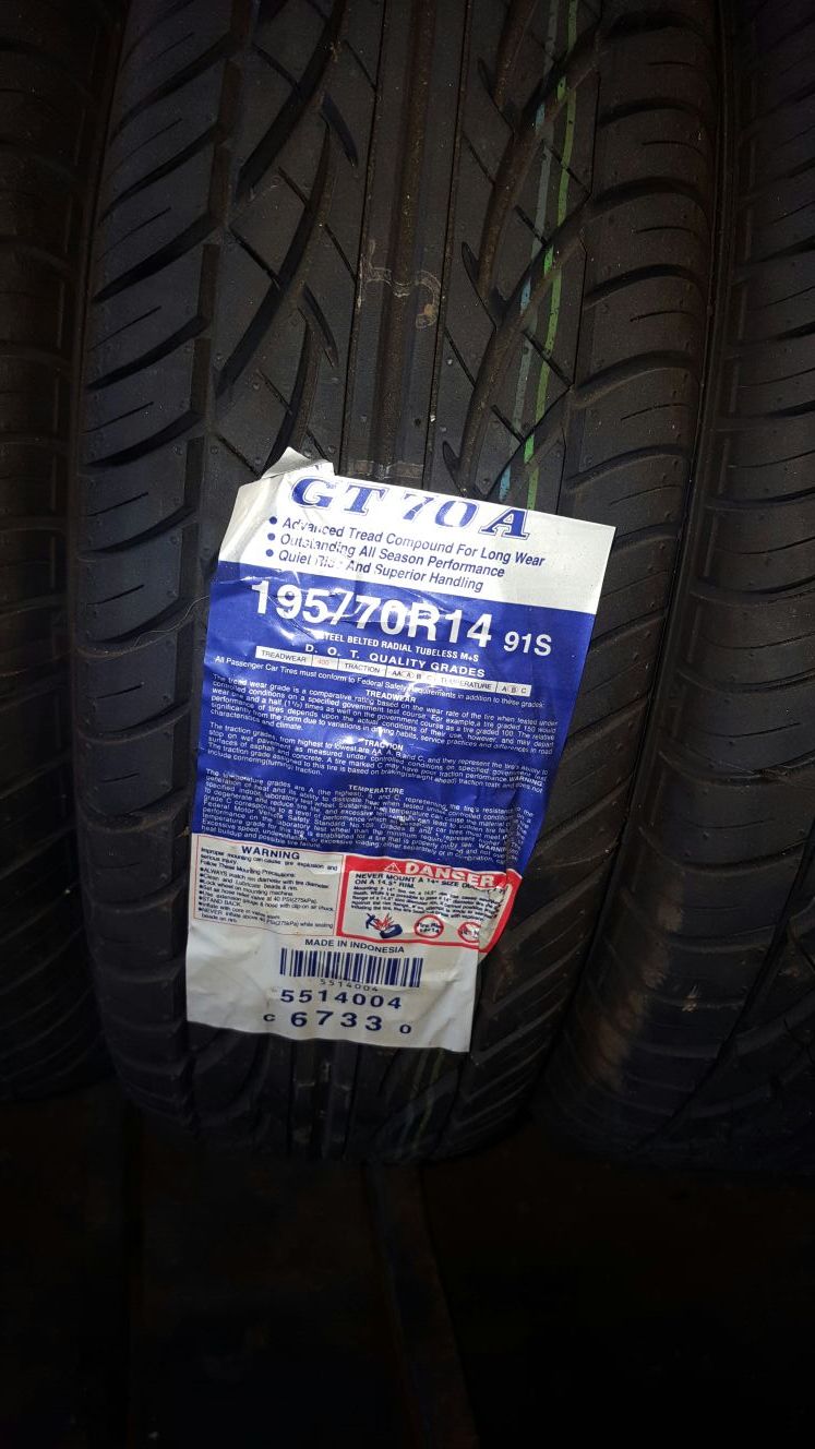 New Tires listed in pictures $55 each