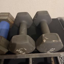 15 pound dumbbells