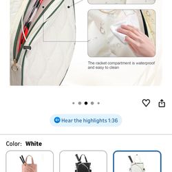 2-in-1 Tennis Tote Bag & Tennis Racket Backpack – Extra-Large Quilted Pickleball Racquet Bags, Water-Resistant & Lightweight for Men & Women