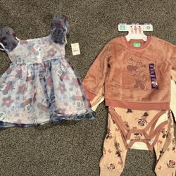 Set Of New 24 Months/2T Girls Disney Outfits