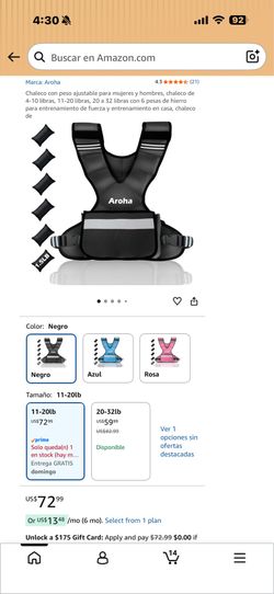 Aroha Weighted Vest