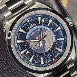Omega Aqua Terra Seamaster Worldtimer 220.10.43.22.03.001 43MM Omega