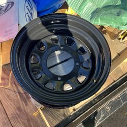 ITP Atv Rims 12x7 Black 2 Sets $80 Per Set $20 Apiece 