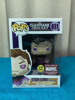 Funko Pop Star Lord With Power Stone