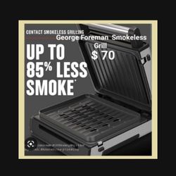 Brand New George Foreman's Smokeless Grill 