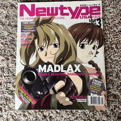 Newtype Magazine Anime USA March 2005/Vol 4 #3: Madlax w/Poster & DVD