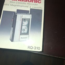 Panasonic Mini Cassette Recorder