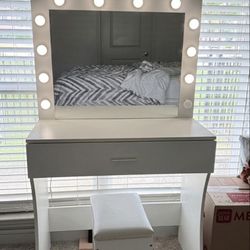 Vanity And Stool 