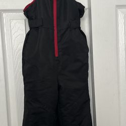 Black and Red Snowsuit