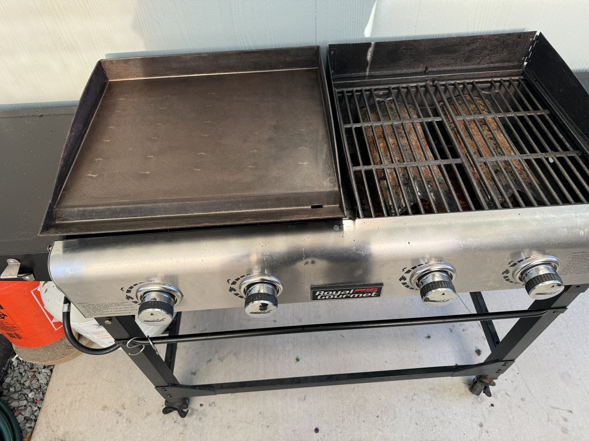 Royal Gourmet Griddle Grill Combo