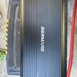 Berman’s 13,000 Watt Mono Amp Like New  Very Powerful
