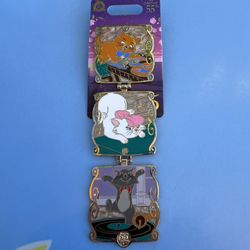 2025 Disney Parks Aristocats 55th Anniversary Marie Berlioz Toulouse Fold LE Pin