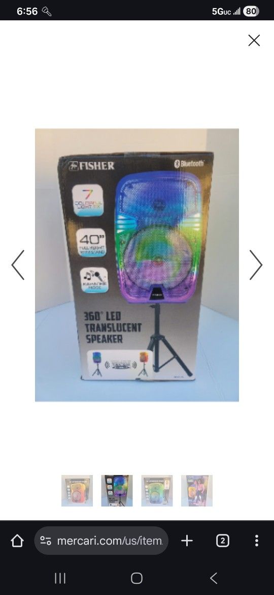 Fisher 360 Bluetooth Speaker