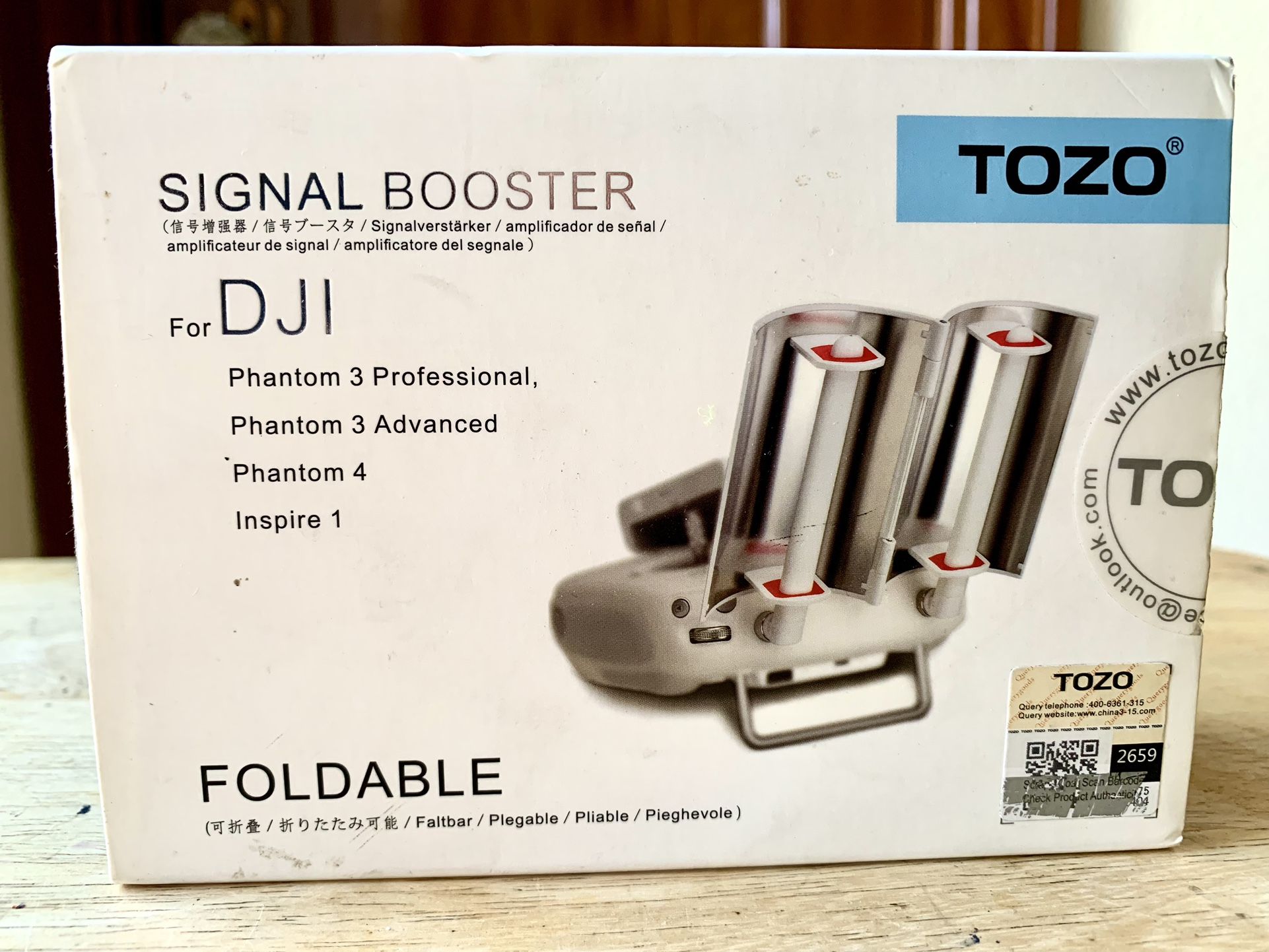 TOZO DJI Signal Booster / Range Extender