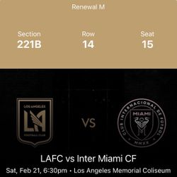 LAFC vs Miami @coliseum 