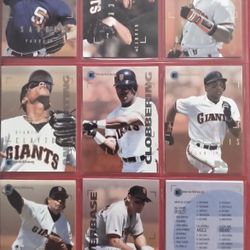 3 books of baseball cards.