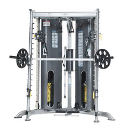 TuffStuff Corner Multi Functional Trainer With Smith Machine Half Cage
