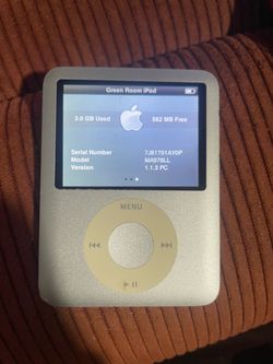 iPod nano 3rd Gen 4gb