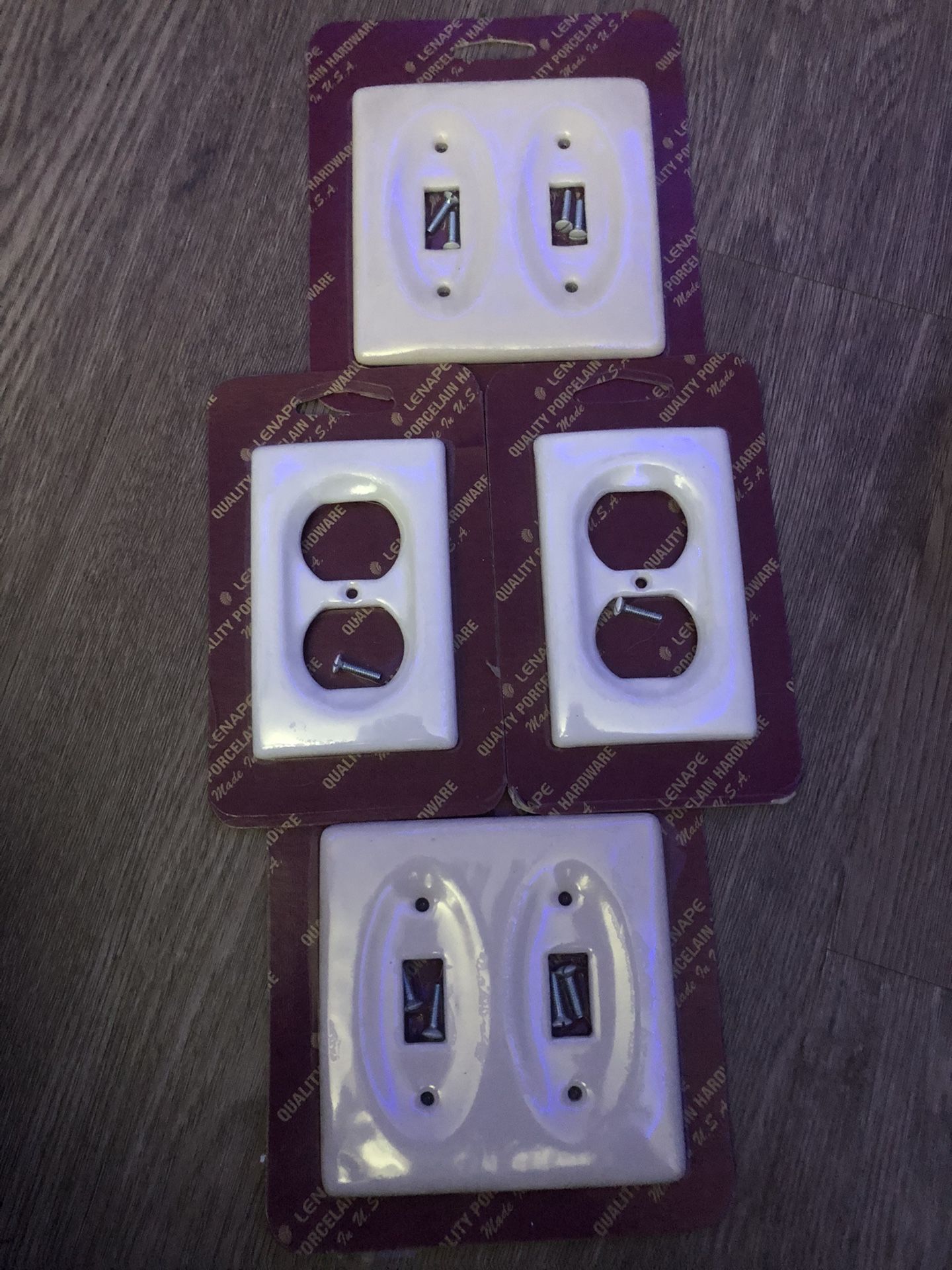 Ceramic Light Socket And Light switch Covers